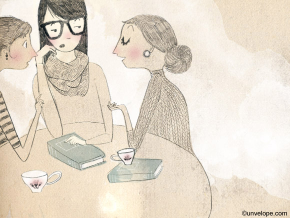 bookclub readers high tea