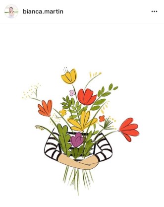 bianca martin illustration flowers readers high tea