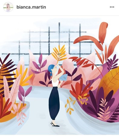bianca martin illustration plants readers high tea
