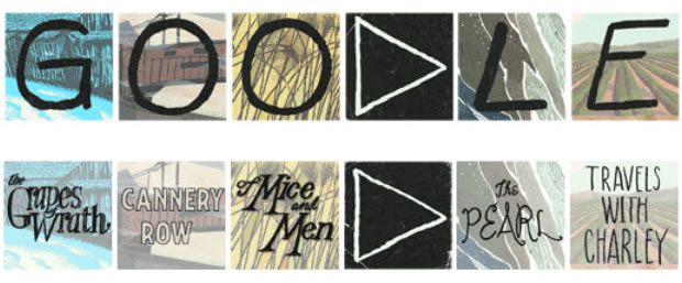 steinbeck readers high tea google doodle