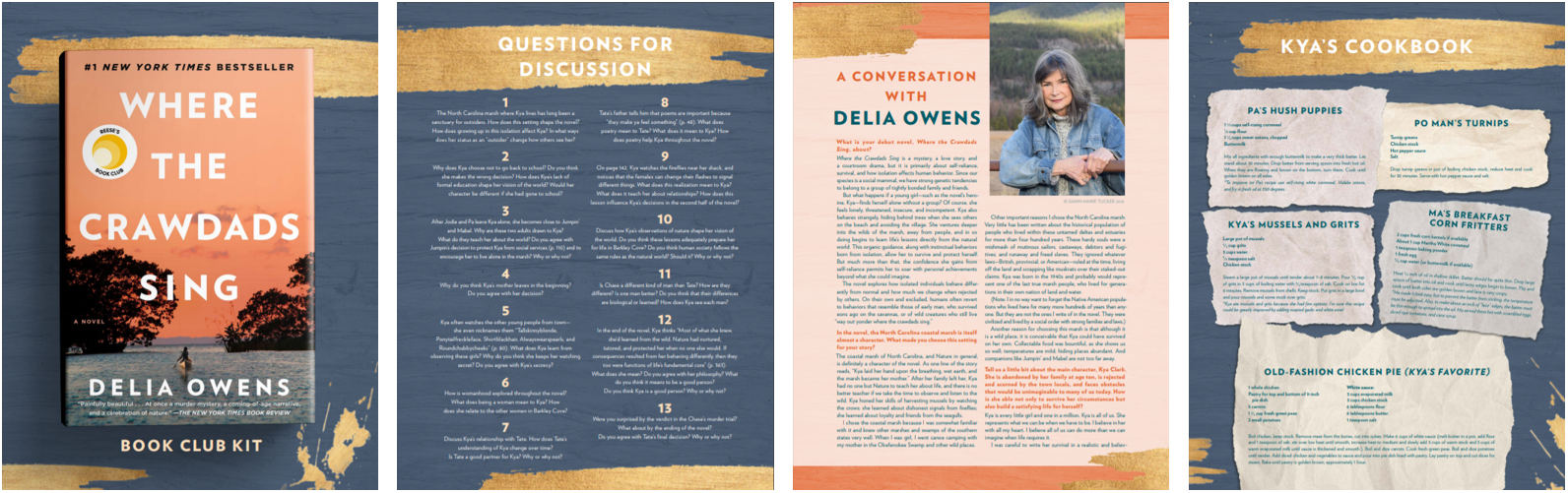 where the crawdads sing book club kit readers high tea