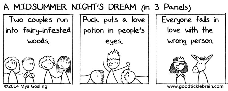 midsummer nights dream shakespeare comics
