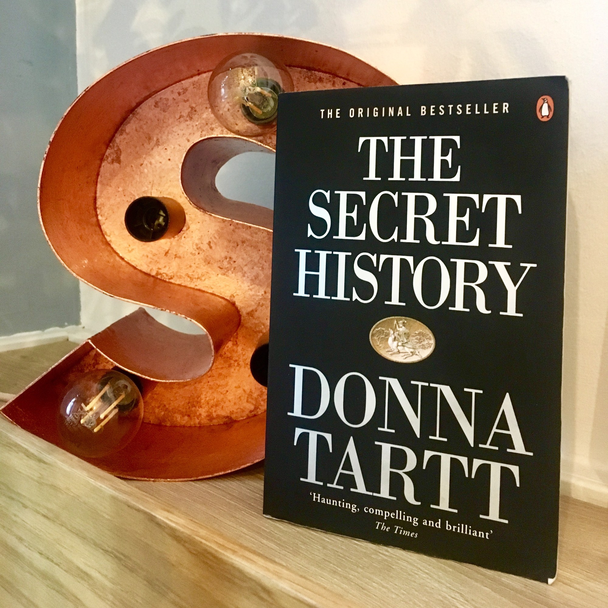 photograph of the secret history book by donna tartt